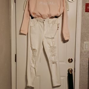 Joe's the debbie hiigh rise crop